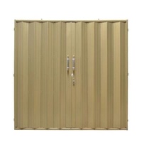 Porte coulissante rétractable harmonieuse en polymère, style fer forgé, pour commerces, cours et centres commerciaux, avec plaque de jointement – Prix distributeur