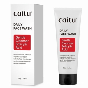 Limpiador <span class=keywords><strong>Facial</strong></span> Blanqueador con Ácido Salicílico al 0.5%, Control de Grasa, Hidratante, Reparador del Acné, Espuma Limpiadora <span class=keywords><strong>Facial</strong></span> OEM ODM con Niacinamida 150g - Product Image 1