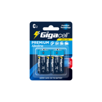 Pilas Alcalinas PRIMIUM de 1.5v Tamaño C de Marca Privada al por Mayor, Larga Duración, Sin Fugas (LR14 / Paquete de 2)