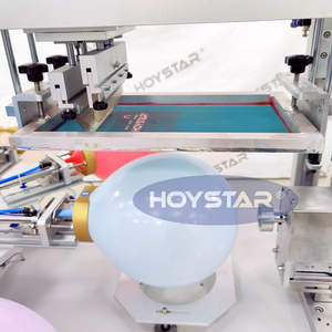 1สี4ด้านผ้าไหมหน้าจอเครื่องพิมพ์น้ำยางบอลลูนสติกเกอร์เครื่องการพิมพ์สำหรับขาย - Product Image 3