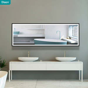 DHEEM Luxe Salle De Bain Vestiaire Sol Encadré <span class=keywords><strong>Miroir</strong></span> de Dressage Pleine Longueur Miroirs <span class=keywords><strong>Sur</strong></span> <span class=keywords><strong>Pied</strong></span> - Product Image 2