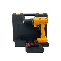 Kit d'outils perceuse sans fil 24 pièces Source Factory, Lithium-ion 21V, mandrin 1/2, vitesse variable, perceuse-visseuse électrique