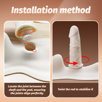 Tragbarer Slip-Einsatz Vibrator Klitoris-Stimulator Wasserdichtes Silikon Erwachsenen-Spielzeug für Frauen