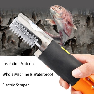 強力な高速ハンドヘルドフィッシュスケールリムーバースケーラー電気フィッシュスケール除去スクレーピングマシン - Product Image 6