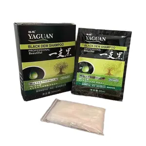 Yaguan factory New 5 minutes hair dye fast hair shampoo no dark skin ammonia free no ppd no scalp factory wholesale supplier OEM