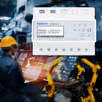 Compteur d'énergie sans fil Eastron SDM530-LR triphasé à connexion directe au réseau LoraWAN, contrôle à distance