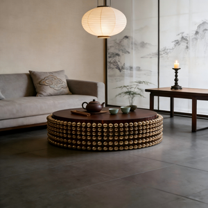 <span class=keywords><strong>Mesa</strong></span> de Centro Redonda de Metal Moderna, Ligera, de Lujo, Duradera y Ecológica <span class=keywords><strong>con</strong></span> Diseño Decorativo para Sala de Estar de Alta Gama - Product Image 3