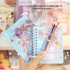 Set de Papelería para Estudiantes con Diseño de Corazón de Niña, Material Bonito para Manualidades, Pegatinas, Diario, <span class=keywords><strong>Libro</strong></span>, Venta al por Mayor - Product Image 4