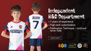 Jersey Sepak Bola Anak Desain Modern Zhouka 2020 Desain Kustom Pakaian Sepak Bola Anak - Product Image 5