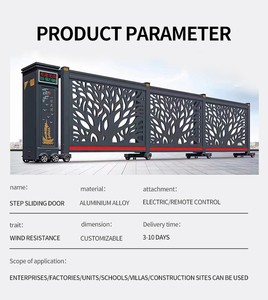 מחיר המפעל סגסוגת אלומיניום אוטומטי cantiamenant שער חיצוני עבור הבית אוטומטי retracable שער - Product Image 2