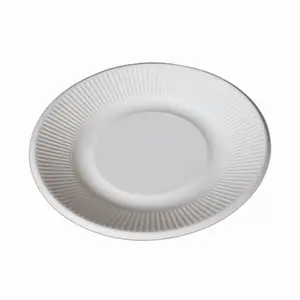 biodegradable &compostable bagasse pulp molded use and throw plate