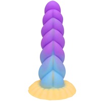 Plug anal en silicone torsadé coloré Expansion de forme spéciale pour la masturbation des hommes et des femmes Dilapis doux