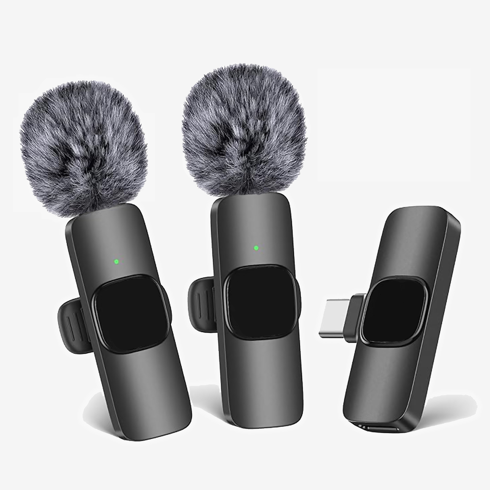 Mic * 2, receptor * 1, viento Muff * 2