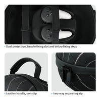 Kit de voyage VR 3-en-1 : Modèle exclusif 018 avec sangle de tête réglable, étui élégant pour manette, ajustement confortable et adapté aux enfants