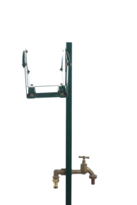 Support de <span class=keywords><strong>tuyau</strong></span> autoportant de jardin en métal antique à bobine Offre Spéciale avec <span class=keywords><strong>robinet</strong></span> en laiton et connecteur rapide - Product Image 3