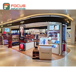 Commercial Boutique Store Powder Coated Metal Retail Shelving Store Solution Cosmetic Shop Design - Product Image 5