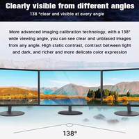 Oem 19 20 21.5 22 24 27 32 pouces Moniteurs à écran sans bordure pour PC Gamer 144hz 165hz Moniteur LCD pour ordinateur de bureau de jeu 2k 4k
