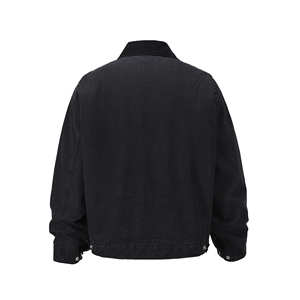 OEM marchio di alta qualità modello di <span class=keywords><strong>moda</strong></span> invernale giacca da <span class=keywords><strong>lavoro</strong></span> Plus Size personalizzata per gli uomini Cargo Casual elegante tela Denim giacca da uomo - Product Image 4