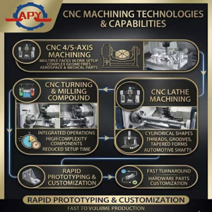 Services de fraisage CNC 5 axes haute précision sur mesure OEM pour toutes les industries : acier, laiton, titane, pièces de fraisage personnalisées, robotique - Product Image 5