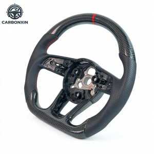 พวงมาลัยคาร์บอนไฟเบอร์ออกแบบพิเศษสำหรับ Audi RS A3 A4 A5 A6 C7 B8 R8 S3 S4 S5 Q3 Q5 Q7 A7 S7 TT RS3 RS5 RS6 RS7 B9 - Product Image 3