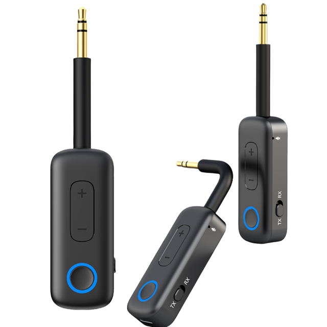 For 5.4 3.5mm Aux Adapter ABS Material Model BT200 for Car Audio Transmitter Receiver TV PC Stereo Sound Wireless
