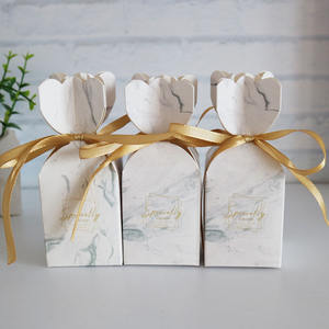 กล่องของขวัญงานแต่งงาน กล่องกระดาษใส่ของชำร่วย กล่องใส่ขนม อุปกรณ์เสริม ของชำร่วย กล่องของขวัญกระดาษแข็งสีขาว จัดส่งฟรี - Product Image 3