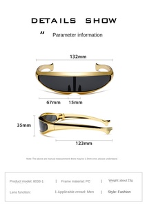 2025 nouveau <span class=keywords><strong>X</strong></span>-<span class=keywords><strong>Men</strong></span> poisson Surround lunettes espace Robot Sports de plein air vélo lunettes de soleil - Product Image 6