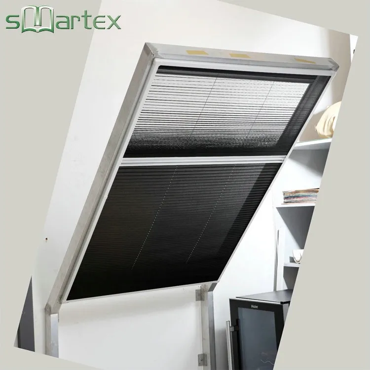 Pleated Mesh Blinds Mosquito Net Skylight Fly Screen Window Retractable Polyester Plisse Insect Screen Window · image 2