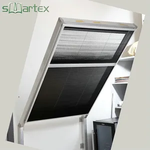 Rèm Lưới Xếp Li Màn Chống Muỗi Cửa Sổ Màn Hình Ruồi Cửa Sổ Màn Hình Côn Trùng <span class=keywords><strong>Polyester</strong></span> Có Thể Thu Vào - Product Image 2