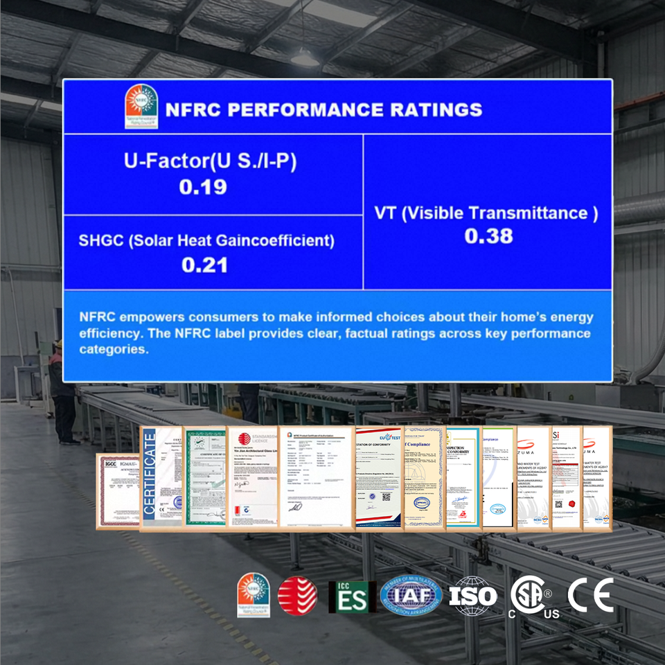 Insect Control Minimalist Design Aluminum Alloy Casement Windows Low-E ...