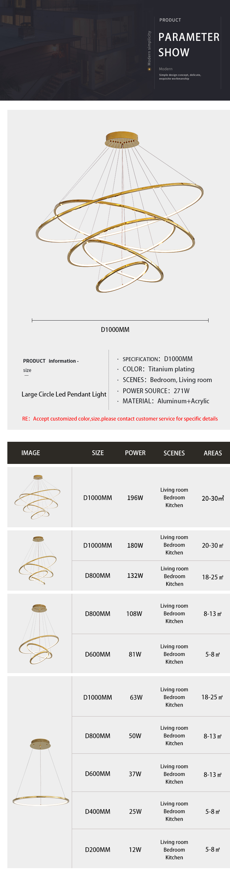 Modern Acrylic Led Circle Ring Ceiling Lamp Bedroom Surface Luxury Atmosphere Mounted drop round gold Ceiling Lights
