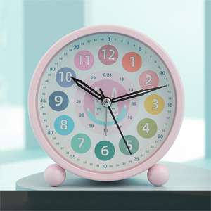 Bébé conçoit une horloge de bureau d'apprentissage précoce Réveil spécial pour étudiants Garçons Filles Horloge d'apprentissage - Product Image 1