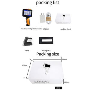 Hochauflösender Mehrsprachiger Handheld-Tintenstrahldrucker für Automatische Tintenstrahlkodierung für Kunststoff Papier Datumskodierung Markierung - Product Image 5