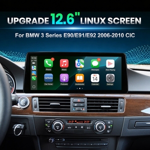 วิทยุติดรถยนต์ Rhythm ขนาด 12.6 นิ้ว ติดตั้งง่าย รองรับ Wireless CarPlay Android Auto ระบบ Linux เชื่อมต่อ Bluetooth สำหรับรถยนต์ BMW ซีรีส์ 3 รุ่น E90/E91/E92/E93 ปี 2006-2010 - Product Image 2