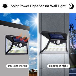 Đèn Tường Cảm Biến Chuyển Động PIR Cho Lối Đi Vườn Ngoài Trời Đèn Tường Năng Lượng Mặt Trời 118LED Chống Nước Không Dây - Product Image 5