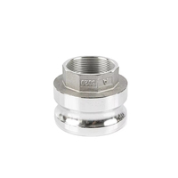 Vente en gros 2 pièces 1 "coupleur femelle X 1" tuyau barbelé Type F raccords de verrouillage à came réducteur d'accouplement Camlock