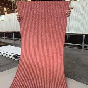 Rivestimento interno morbido muro pieghevole travertino artificiale pannelli in <span class=keywords><strong>pietra</strong></span> flessibile all'aperto moderno finto piastrelle 3D argilla modificata - Product Image 4