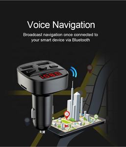 AGETUNR T60 2023 BT V5.0 Émetteur FM Bluetooth Lecteur MP3 sans fil pour voiture pour clé USB/<span class=keywords><strong>carte</strong></span> <span class=keywords><strong>SD</strong></span> Nouveau - Product Image 4