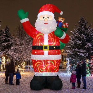 Adornos Navideños Inflables de Varios Estilos, Árbol de Navidad, Muñeco de Nieve, Santa Claus, Bola, Decoraciones para Exteriores, Navidad Inflable - Product Image 4
