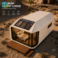 Casa Contenedor Portátil Impermeable, Estilo Cápsula Espacial, para Hoteles, Campamentos, Resorts y Villas al Aire Libre