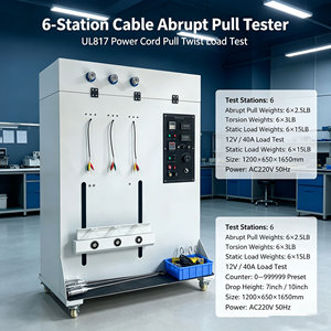 <span class=keywords><strong>Testeur</strong></span> de torsion et de traction brusque pour cordon d'alimentation à 6 positions avec poids de 2,5 lb, 3 lb, 15 lb – Équipement d'inspection de la sécurité des câbles - Product Image 2