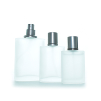 En Stock bouteille de parfum de voyage 30ML mat revêtement Transparent Rectangle pulvérisateur conteneur vide 1oz femmes hommes emballage cosmétique