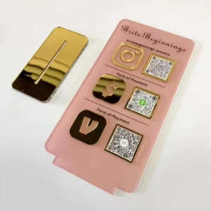 Letrero Comercial Personalizado, Letrero de Contacto Social, Logotipo, Icono Dorado de <span class=keywords><strong>Instagram</strong></span> y Facebook, Regalo Decorativo para la Inauguración de una Nueva Tienda - Product Image 3