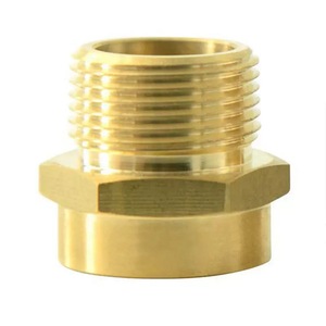 Rosca hembra 3/4 BSPP a conector adaptador macho 3/4 NPT accesorios de tubería de latón - Product Image 6