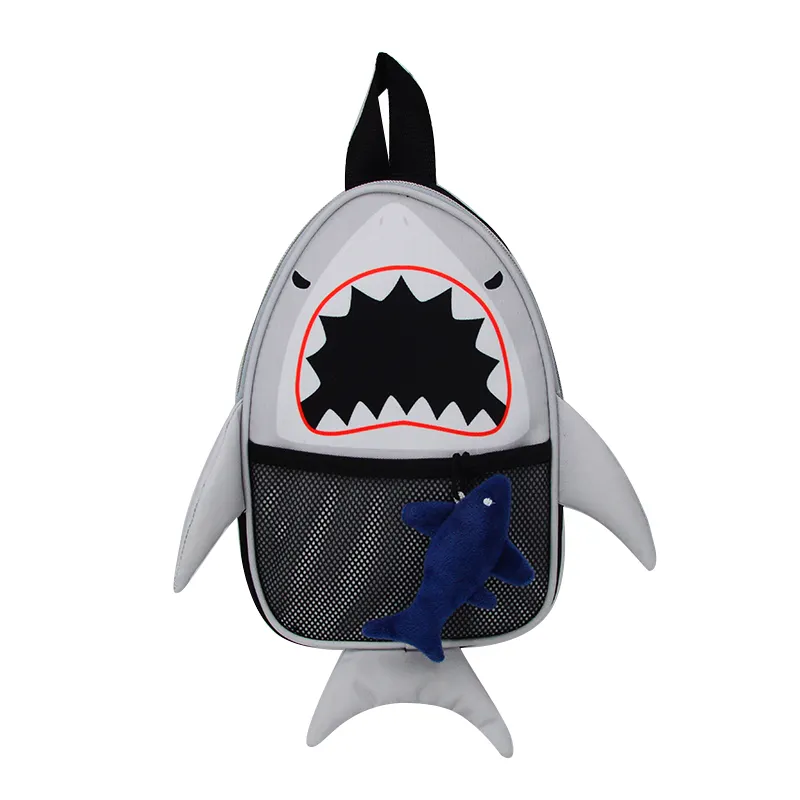 Kid's bag for kindergarten children backpack cute shark back to school