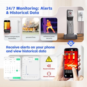 Xách tay 256x192 Độ phân giải hồng ngoại nhiệt Hình ảnh máy ảnh không dây Android/IOS khả năng tương thích 24/7 từ tập tin đính kèm - Product Image 5