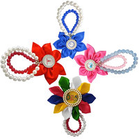 Broche élégante personnalisée en satin avec perle en forme de goutte d'eau - Épingle multifonctionnelle de sororité grecque et accessoire de bijouterie pour femme