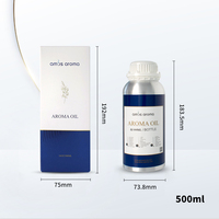 Huile de diffuseur d'arômes concentrée longue durée pour hôtels, vente en gros OEM, 500 ml, huile parfumée sans eau pour diffuseur de parfum