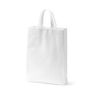 Piccola borsa in cotone cartamobile riciclabile a trasferimento di calore eco-friendly stampa a schermo semplice borsa con coulisse media per regali