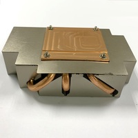 Radiateur de refroidissement OEM personnalisé en aluminium à ailettes, avec tube en cuivre extrudé, pour système de refroidissement